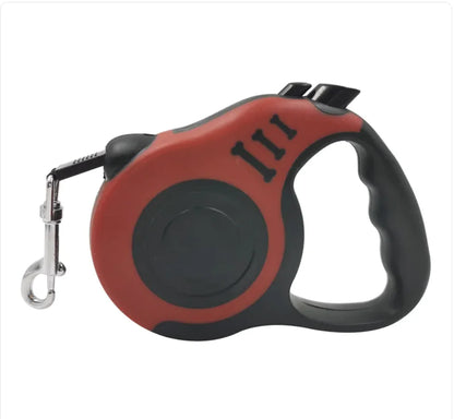 Correa Retráctil Automática para Mascotas con Estampado de Hueso